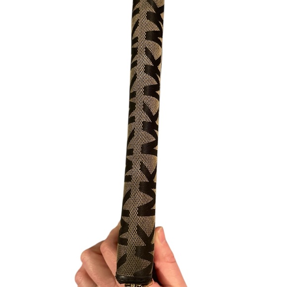 Michael Kors Black and Tan Logo Wallet - Picture 5 of 7